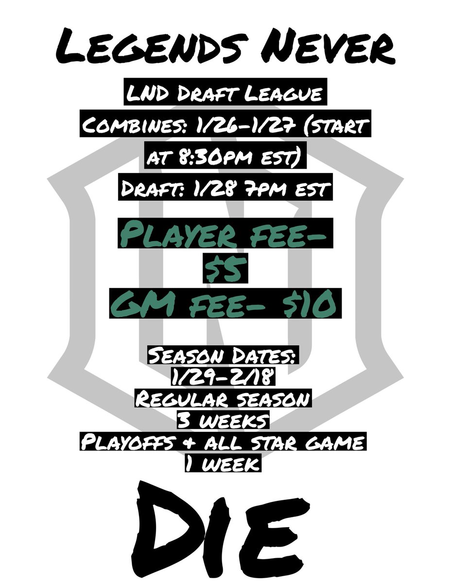 Legends Never Die 2k tweet media