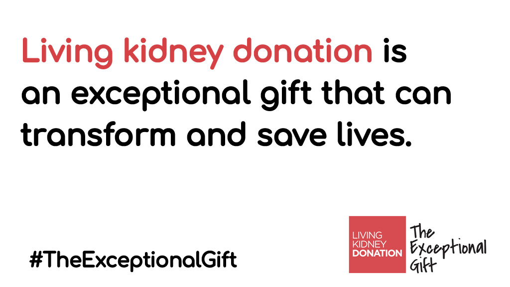 Did you know that a healthy person can lead a completely normal life with one kidney❔ Over 1,900 people in Scotland have become living kidney donors, transforming the lives of others. Find out more at livingdonation.scot 
#TheExceptionalGift