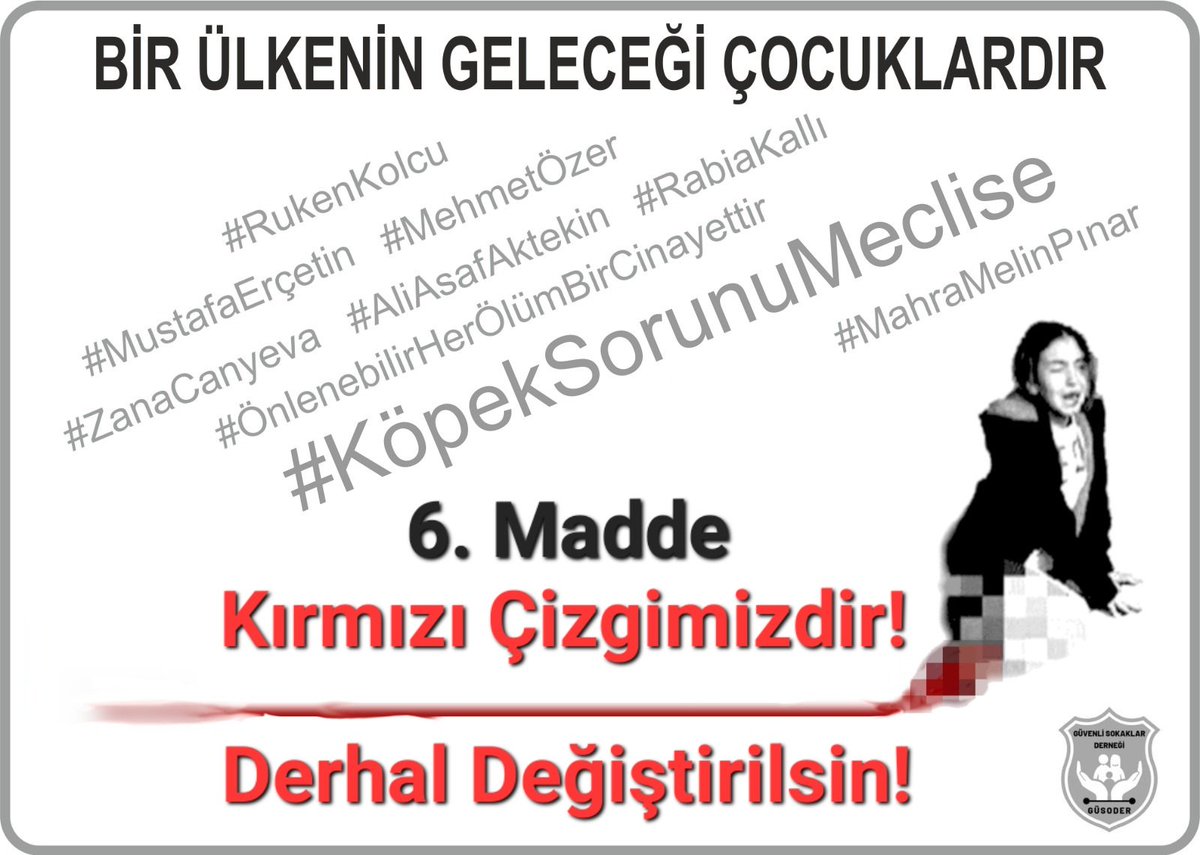 5 Mart 2022'de başıboş köpeklerin kovalaması sonucu kaza geçiren ve 28 Mart 2022'de melek olan #MahraMelinPınar ile başlayan mücadelemiz 2. yılımızı doldururken meclisimizden bu sorun için nihai bir kararı amasız fakatsız bekliyoruz. Artık çetelesini tutmakta bile zorlandığımız