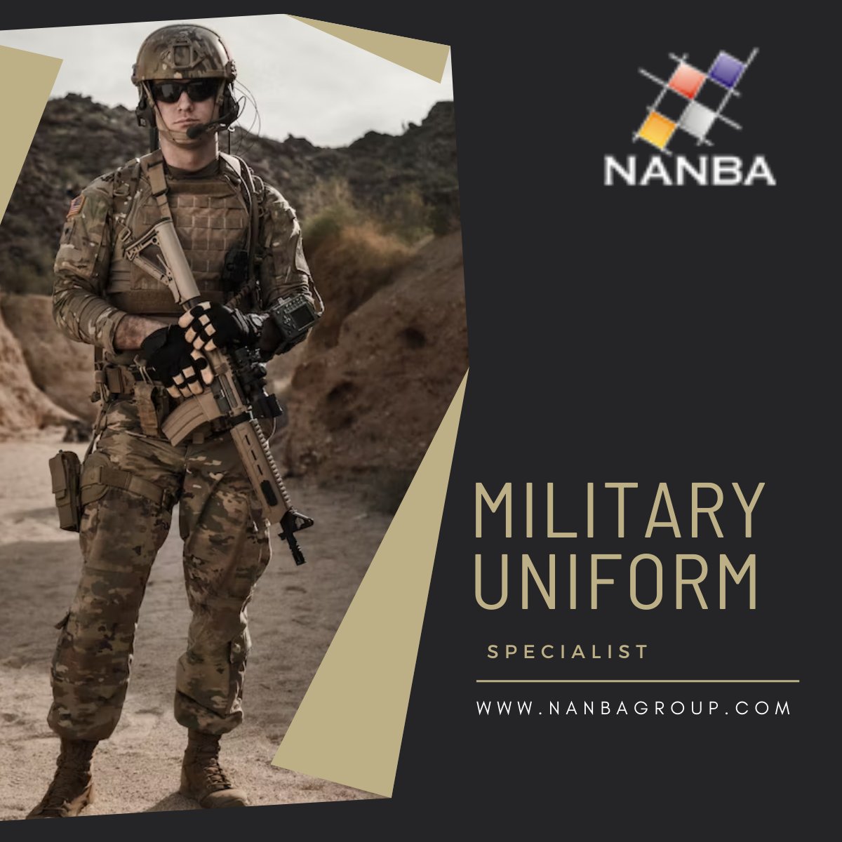 NANBAGroupUk's tweet photo. Elevate Your Style with Precision and Honor! 
Dive into the world of military precision and unparalleled craftsmanship with our exclusive Military Uniform collection at https://t.co/cT4xzNMhI8!
#MilitaryUniform #NanbaGroup #PrecisionInEveryThread #MilitaryStyle #UniformCollection https://t.co/FkH9XsHnLX