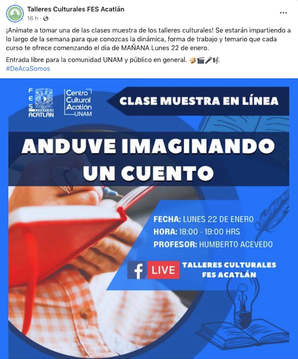 la_errante's tweet photo. Hoy a las 18:00 imparto una clase muestra para los cursos FES-UNAM 2024: Anduve imaginando un cuento (presencial y en línea).                                                                                                                                 https://t.co/Zt1Kite10z https://t.co/L5EZnOg2z4