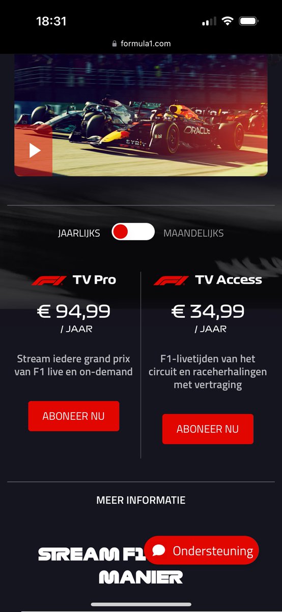 Honestlyforsure's tweet photo. Are they MAD?!, F1tv Pro is going to be €94,99 for 2024, a 50% price increase?????? https://t.co/ecWAp8muSl