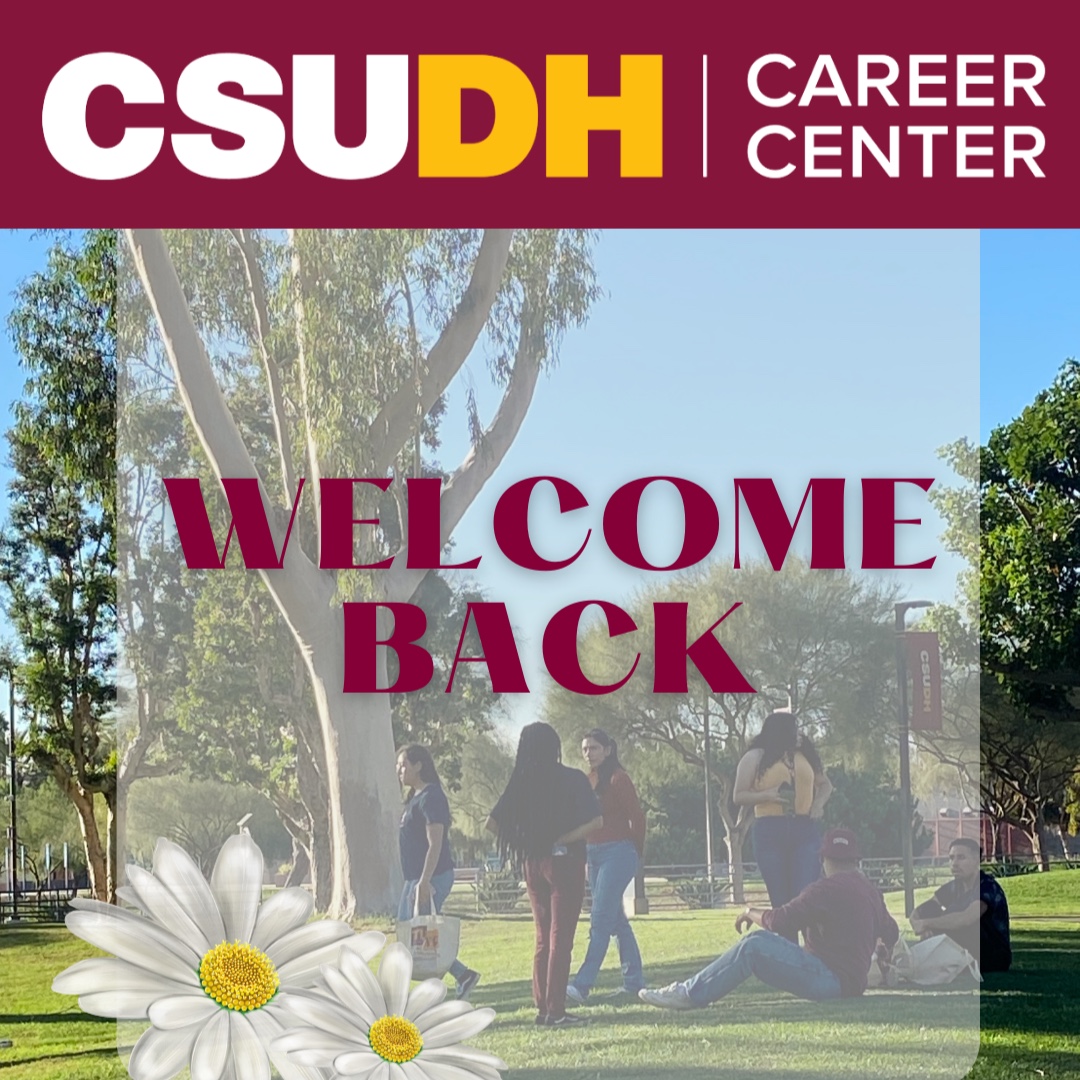 Hey Toros! Welcome to Spring semester! This week faculty are on strike. Check your Toromails or Canvas for updates related to your courses. The Career Center is open to support you with your career goals. Check out Handshake for upcoming events and resources. #CSUDHCareerCenter