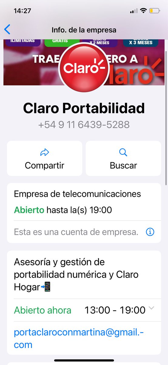 verobordonok's tweet photo. @ClaroArgentina Ojo con vendedores q te ofrecen promos y después no te lo aplican. Además q se lavan las manos @ClaroArgentina https://t.co/VxrGGeDrWJ