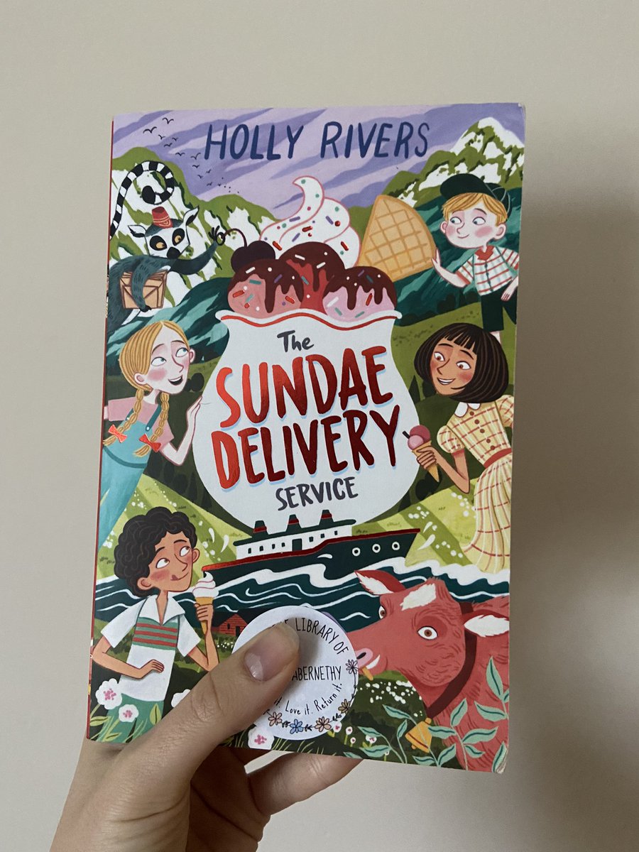 misscabernethy's tweet photo. What a fab story! 🍦 An easy read and the most catching front cover! @HollyRivers_Lit  Myself and another child have been reading this story at the same time. Can’t wait to see what she thought of it! 🍦🐄🚢 #reading #readingforpleasure #BookRecommendation #readinglead https://t.co/3AYrEdYOfI