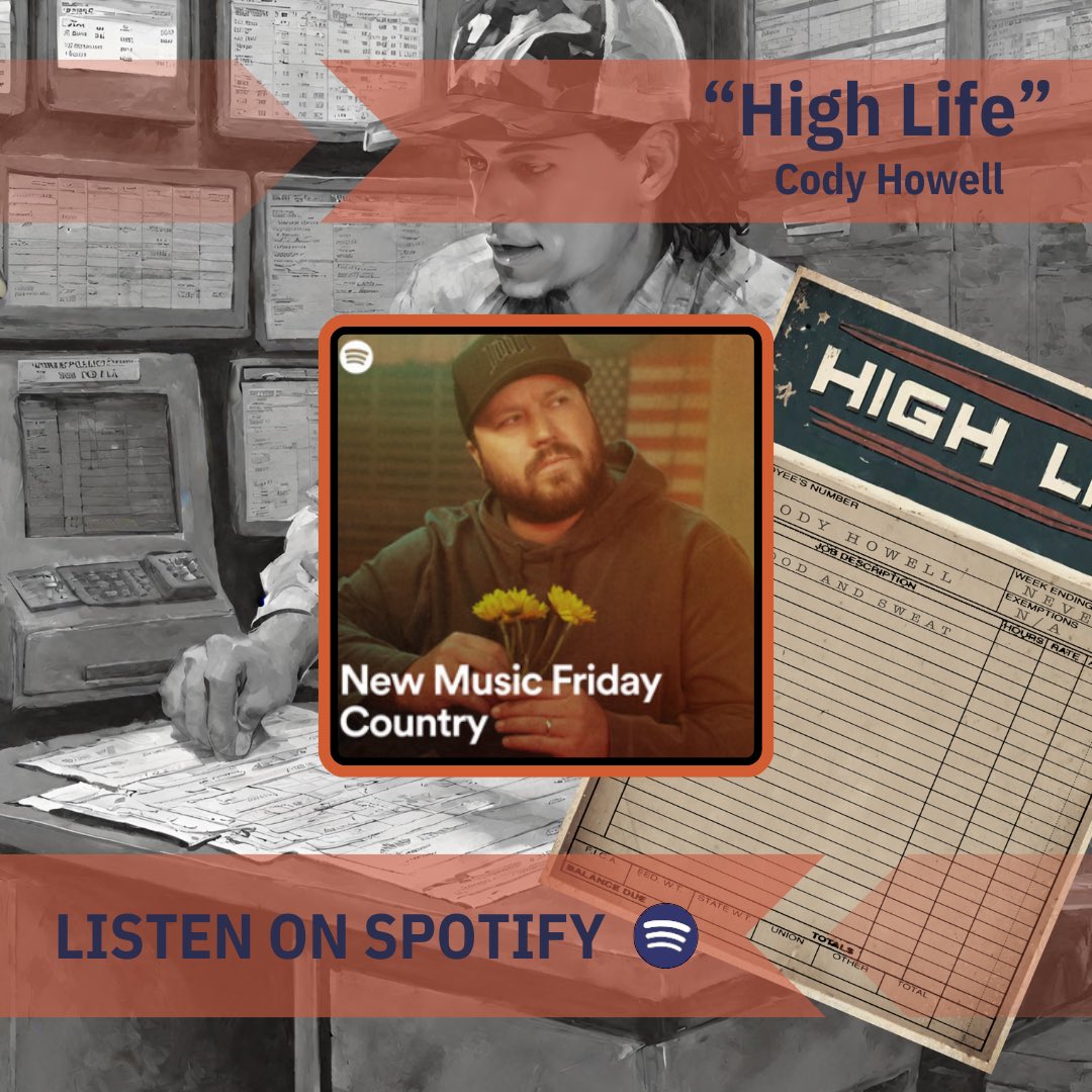My newest single “High Life” is out now!! Thank you @spotify for adding it to New Music Friday Country! Give it a listen! #newmusic #countrymusic #highlife #stream #single #country