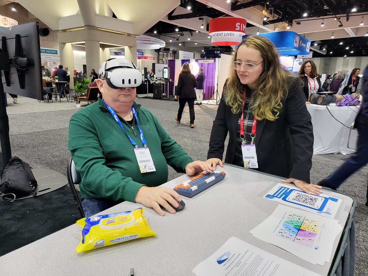 josethevrtech's tweet photo. Helping manage the "Technology Experiential Area" at #IMSH2024 has been so rewarding! 

Just focusing on showing people cool technology rather than selling something is incredible gratifying. ♥️🥽

#SpatialComputing #AR #VR #XR #rebootimagine #IT #MSP https://t.co/z3qRz08y2m