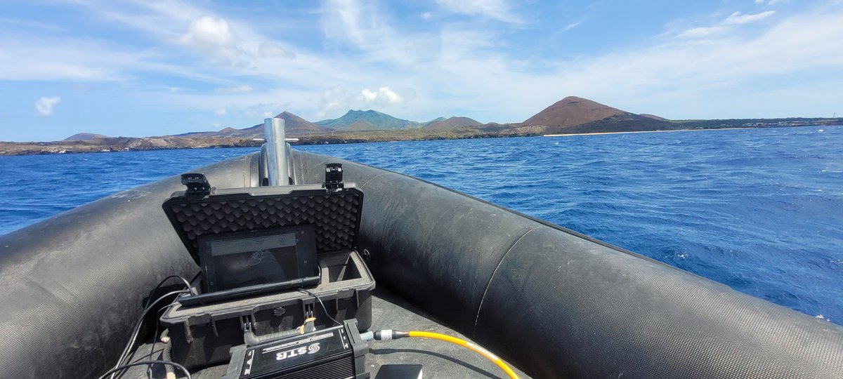 Office for the day ☀️🌊🐢

#ascensionisland #smallboatwork #marinesurvey #seabedsampling #dropcamera