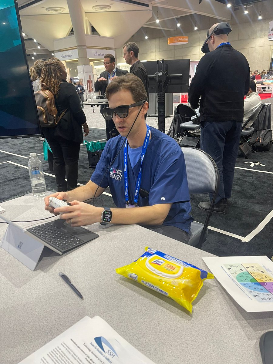 josethevrtech's tweet photo. Helping manage the "Technology Experiential Area" at #IMSH2024 has been so rewarding! 

Just focusing on showing people cool technology rather than selling something is incredible gratifying. ♥️🥽

#SpatialComputing #AR #VR #XR #rebootimagine #IT #MSP https://t.co/z3qRz08y2m