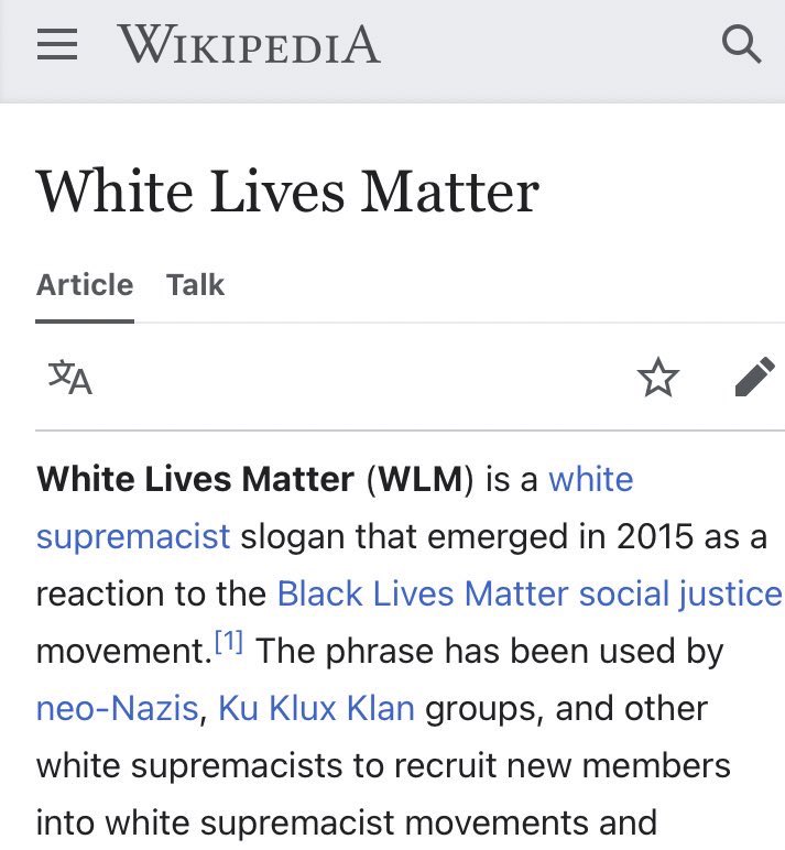 EndWokeness's tweet photo. According to Wikipedia: 

"Kill The Boer" = anti-apartheid song 
"White Lives Matter" = neo-Nazi slogan https://t.co/vBNnZivjKH