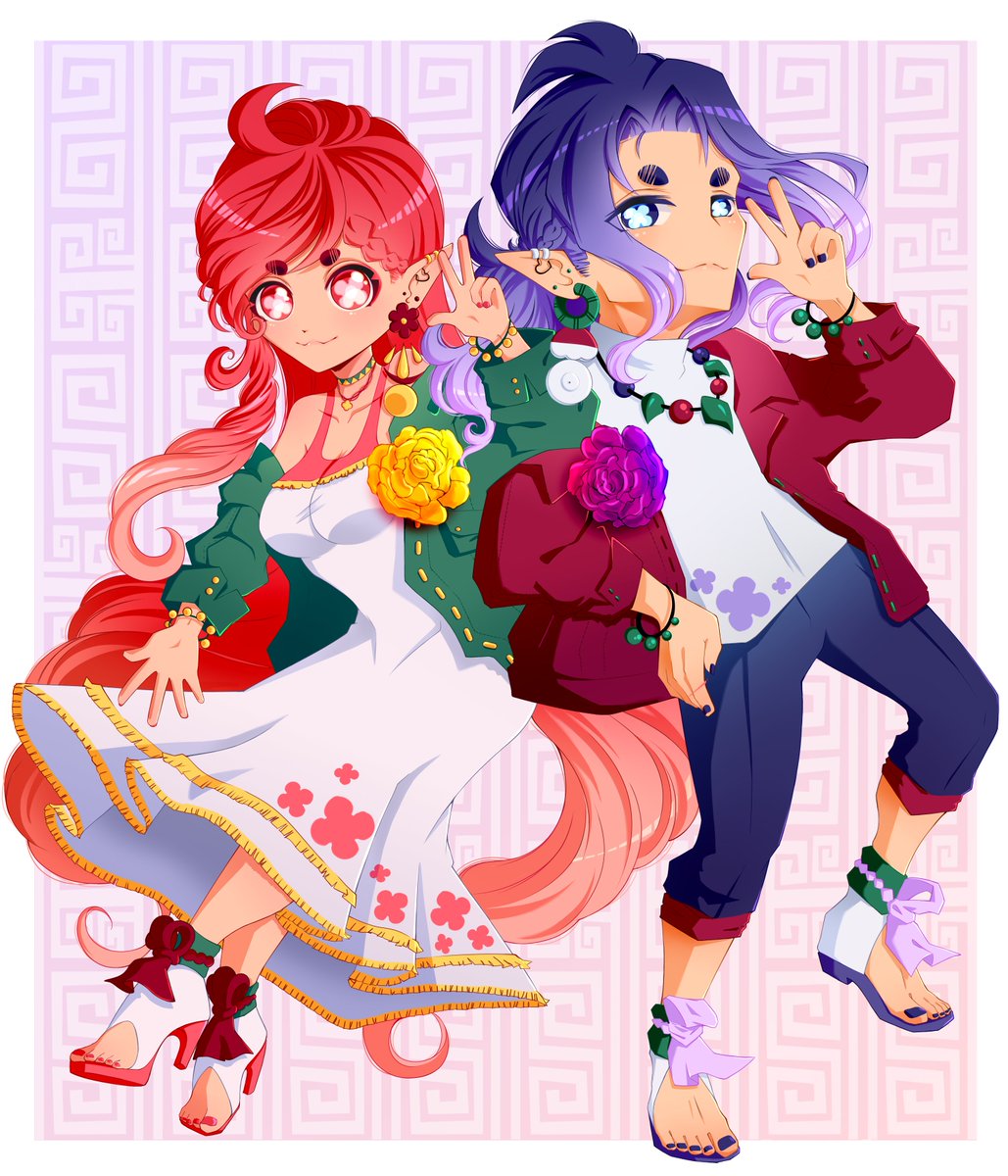WildCatWildnout's tweet photo. #Xochiquetzal #Xochipili #Lovegod #Fertilitygod #Fertlitygodess
Updated the Xochitwins. i've disliked their original designs for a while so i tried my best to do them better, hope you like them!
#Aztec #Azteca #Mexica #Gijinka https://t.co/eTf2cjclaJ
