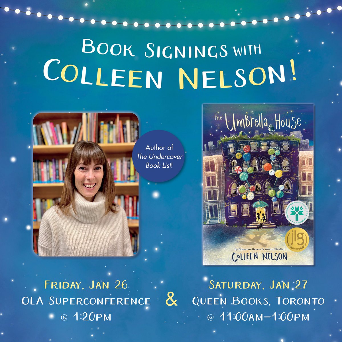 Once a year authors leave their shires for @ONLibraryAssoc Superconference! I will be signing on FRIDAY! And can’t wait to see you! @PajamaPress1 I will also be at @QueenBooksTO on SATURDAY! 11am-1pm!