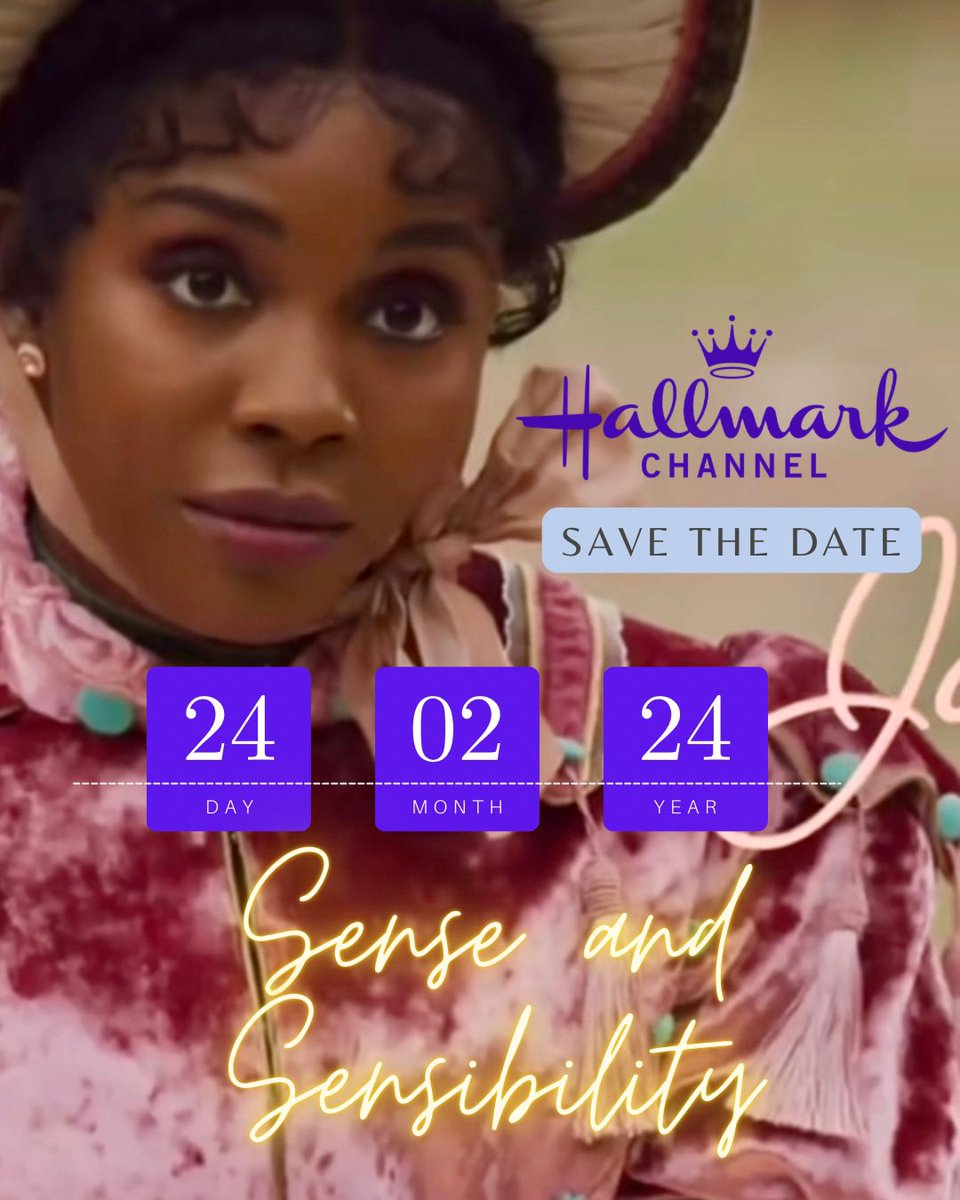 VanessaRiley's tweet image. Save the date.  Watch Sense and Sensibility on the @hallmarkchannel Feb. 24!!! 
I served as the historian and a consulting producer on this beautiful project. 
Might have a cameo. 😉
It’s a gorgeous period piece. Please share!!! And get 🍿❤️#HistoricalRomance #films