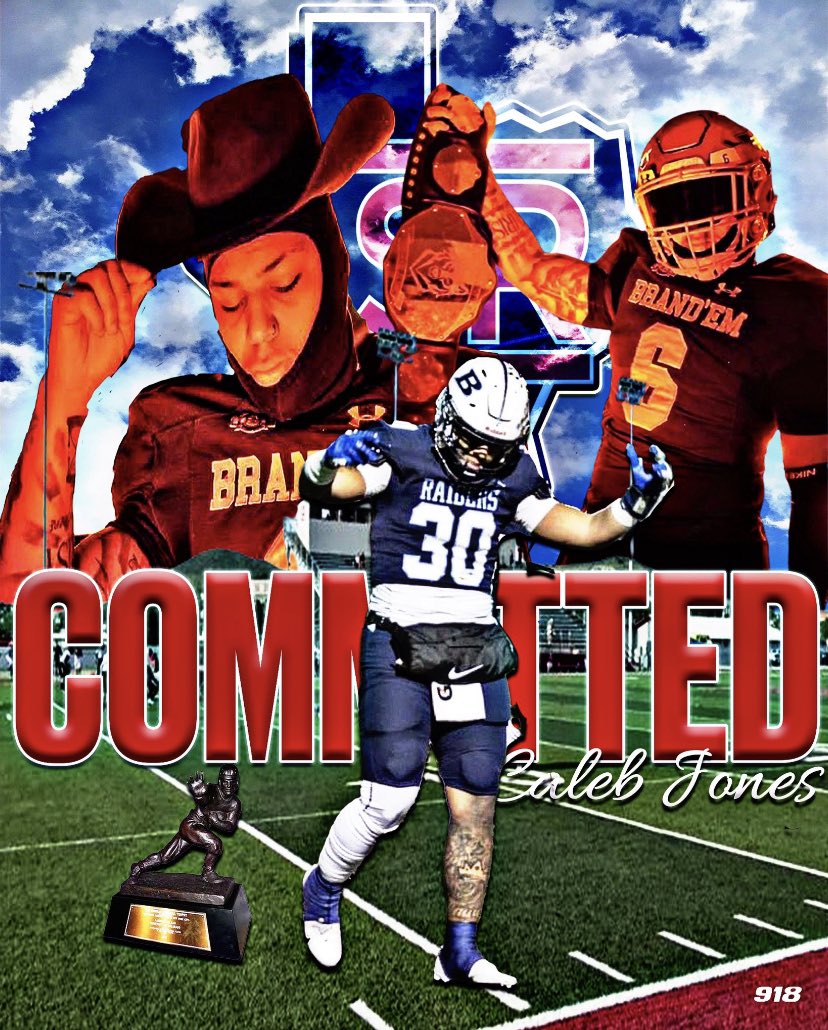 Itzs_caleb's tweet photo. BRAND ‘ Em.  1000% COMMITTED‼️‼️⏭️📖 @davewiljr @LDBellFootball @DibbleTj @CoachE_Daniels @ScottRapp17 @Gosset41 @SRSUFootball @SRFBBoosters https://t.co/gISiWav8Ky