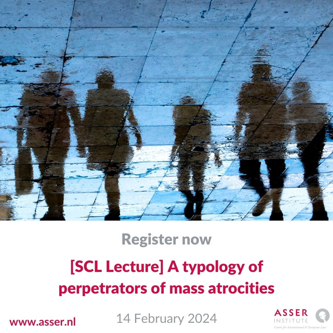 Who are the perpetrators of mass atrocities? Prof. Alette Smeulers (<a href="/UCGroningen/">UCGroningen</a>, <a href="/univgroningen/">University of Groningen</a>) discusses the different types of perpetrators and why they commit atrocities in the next #free SCL lecture.

🔗Register now: asser.nl/education-even…

#genocide #crimesagainsthumanity