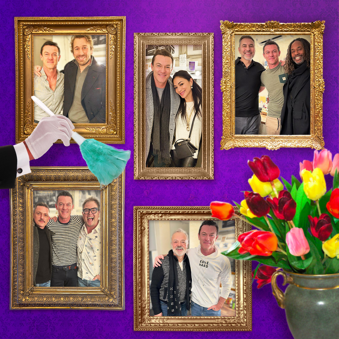 We have had some very familiar faces join us at Clarence House throughout our run! Thank you so much for visiting. 💜 #BackstairsBillyPlay 📸: @thereallukeevans