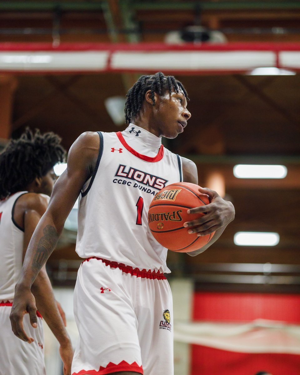 CCBCDundalkLion's tweet photo. Congratulations to @ccbcdundalkmbb's #1 Shakur Smith who hit a double-double (14 PTS, 12 REB) in Sunday's game vs. Monroe. https://t.co/aXKMIMfXgW