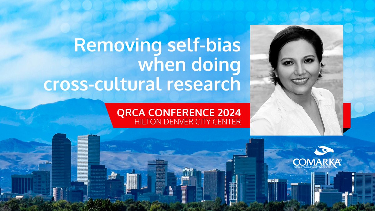 Meet me at the QRCA Conference 2024 this Wednesday 24 at 1:30 pm in Denver. I will lead a roundtable discussion: “Removing self-bias when doing cross-cultural research”. We will reflect and ignite each other. Join us! #cross-cultural #comarkaresearch