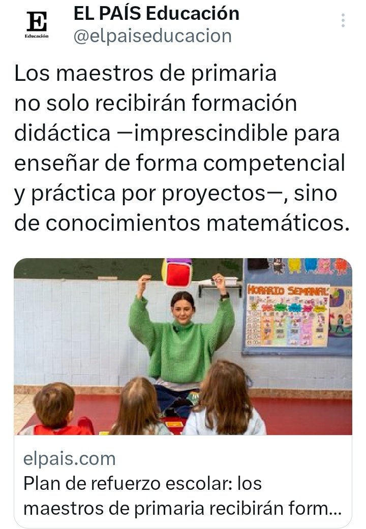 ProfeJander's tweet photo. Entonces, si lo he entendido bien, el Plan de Refuerzo Escolar consiste en poner a estudiar a los maestros. https://t.co/I3BxwpsdcT