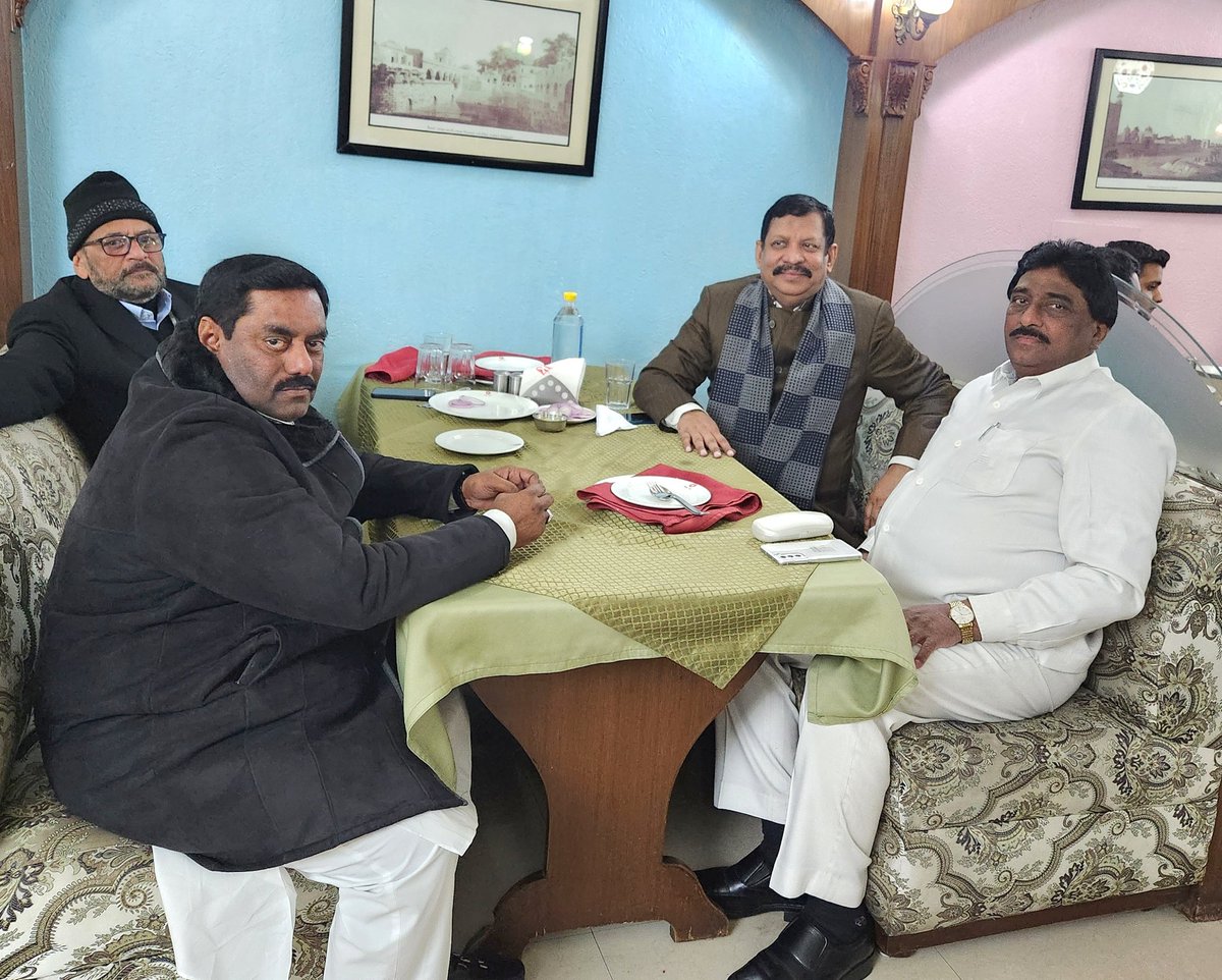 mdirshadahmad's tweet photo. 21-01-2024,  Meeting with friends from Hyderabad Mr Jamil Khan Chief of English Paper (daily)  #FreedomPress &amp; Mr Shahid Siddiqui with Adv Arshad Javed at IICC https://t.co/oExCLwFgsx
