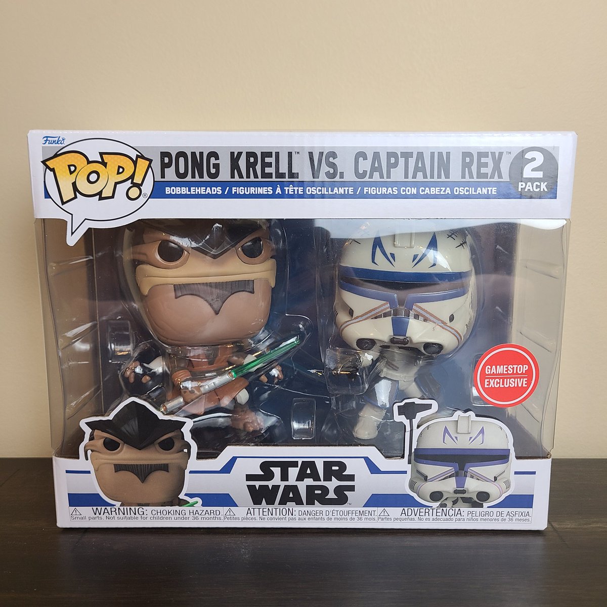 Chopper_Rebel's tweet image. This is one of my new all-time favorite Funko Pops 😍

#CaptainRex #PongKrell #StarWars #CloneWars