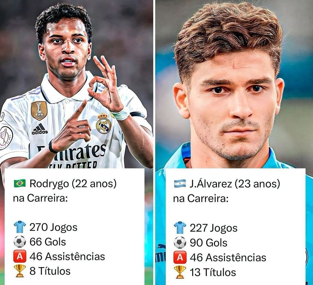 Miren esta locura de dato.

Julían Álvarez infravalorado