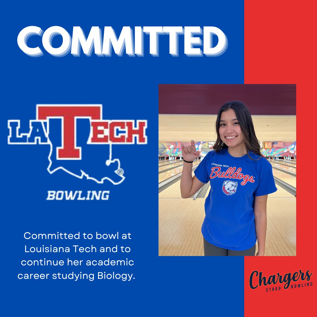 Congratulations to Arianna Araujo on officially committing to Louisiana Tech University! We are excited to see what Arianna does at the next level! 
bit.ly/42asgoh

#RaiseTheBar #CanIGetAFrootLoop <a href="/StaggAthletics/">StaggAthletics</a> <a href="/StaggHighSchool/">Stagg High School</a> @ericolsen00 <a href="/CHSD230/">District 230</a> @Rnolting21