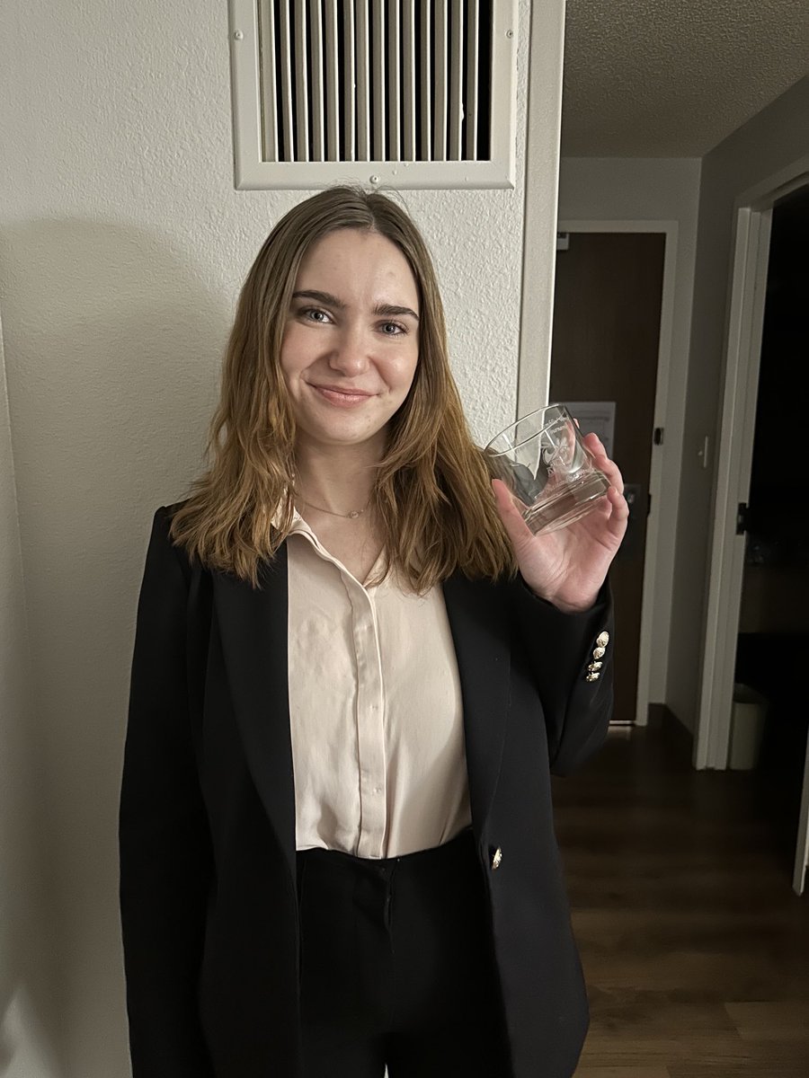 Congratulations to Alex Sanna for winning an Outstanding Witness Award ⁦<a href="/GTMockTrial/">GT Mock Trial</a>⁩ Ramblin Wreck Invitational with 18 ranks, the highest number for Witness Awards