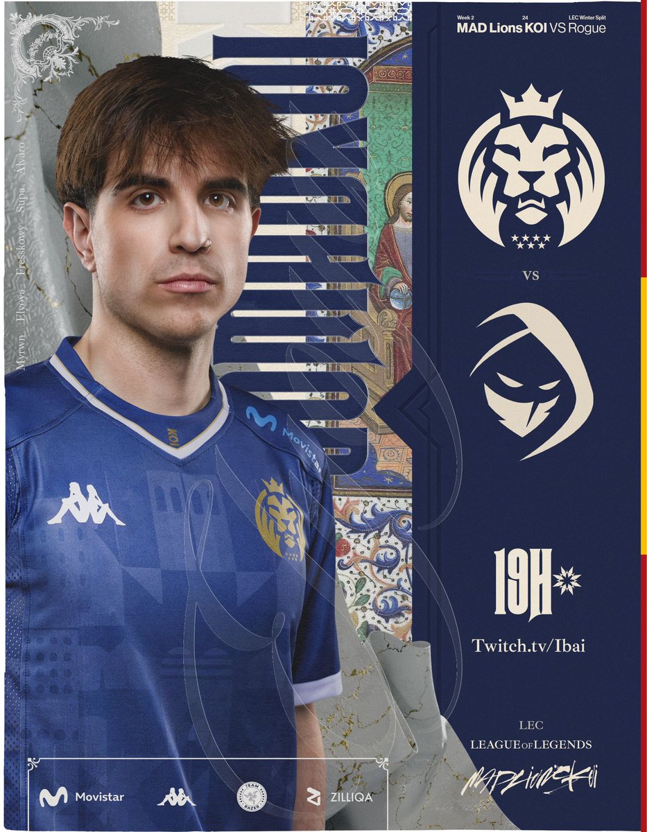 IbaiLlanos's tweet image. MAD KOI vs ROGUE. 

ESTO ES UNA FINAL. 

RT Y PONGAN VELAS. @MADLionsKOI 
twitch.tv/ibai