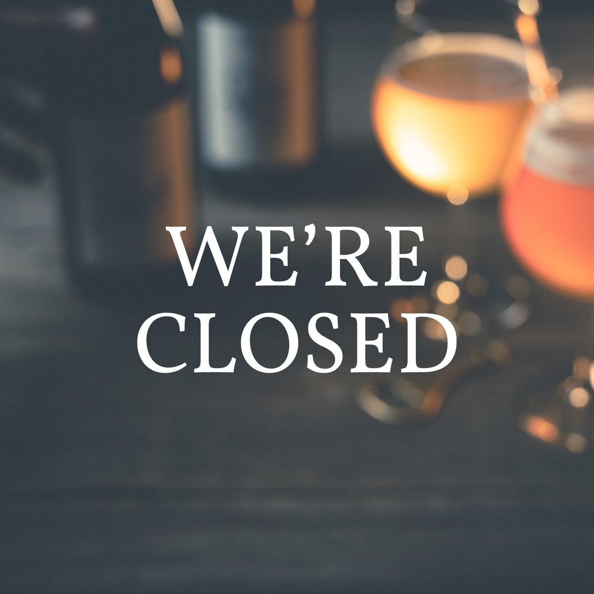 Our Brewery is closed tonight due to sleet & ice. Stay warm and stay safe, buddies! We can’t wait to see you on Saturday for our special garage release! 🌬️🧊