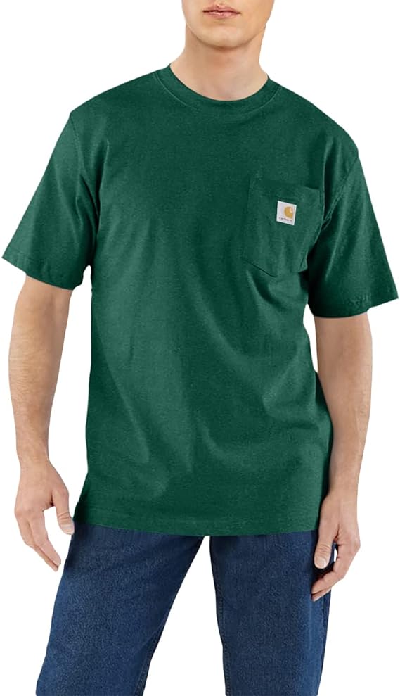 Various sizes and colors of Carhartt pocket tees are just $11.99 each at Amazon right now. Price shows up in cart. Those pockets are perfect for holding a single, pocket-sized item close to your chest. zdcs.link/elkr2