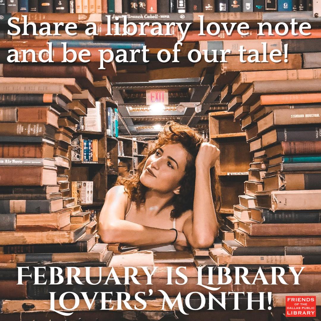 Love is in the air, and we need your help to write this literary love story! 📷📷February will be here soon. Share your heartwarming tales, cherished memories, and why you love the library by submitting your love notes here: supportdpl.org/why-we-love-dpl #LibraryLoveNotes