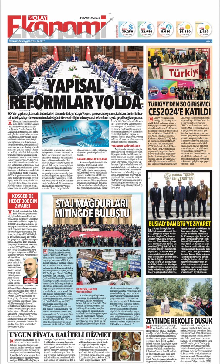 SESİMİZE SES OLDUNUZ‼️

Olay gazetesine tesekkürlerimizi sunuyoruz‼️ 
<a href="/OlayHaber_Bursa/">olay.com.tr</a> 
Türkiye Bizi Dinledi #ÇırakStajyerMitingdenHaykırdı