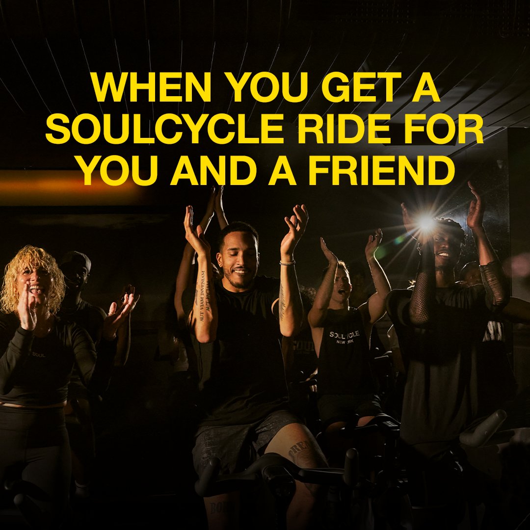 Clip in 🚲

Get a class on us for you and a friend at any SoulCycle Studio 1/22-1/28 when you wear a Fitbit or #PixelWatch.

Who are you bringing with you? Tag them! ⬇️