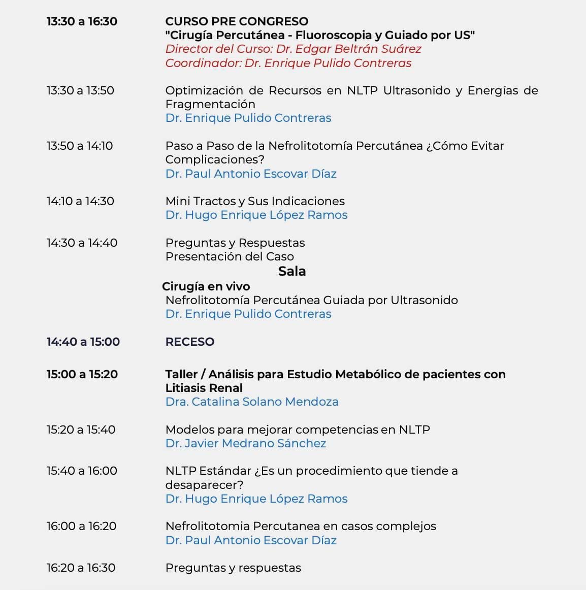 PulidoUro's tweet photo. Estamos listos #ANUER24 en León.

Curso de Cirugía Percutánea:

Taller de estudio metabólico por Dra Catalina Solano @miurologa 

🎯 2 cirugias en vivo guiadas por Ultrasonido, libres de radiación ☢️ https://t.co/2MPH7aUODV