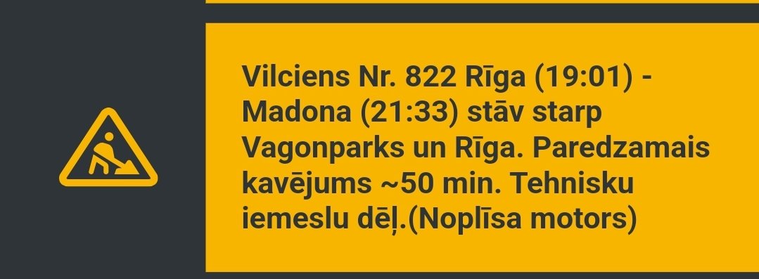 biete86's tweet photo. Šis for sure ir rēcīgākais paziņojums, ko es jebkad esmu saņēmis pv/vivi aplikācijā. Bet nu mašīnistiem un Madoniešiem gjau nav rēcigi https://t.co/F023wZecNS