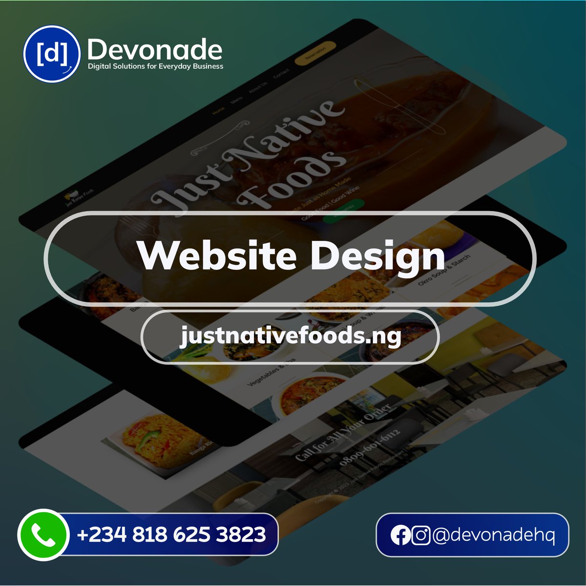 devonadehq's tweet photo. Screens from a UI design and Web Development Project we handled 3+ years ago for a Nigerian native food restaurant.

#uidesign #uxdesign #webdesign #webdevelopment #restaurantwebsite #ecommercewebsite #foodbookingwebsite #devonade https://t.co/eT97rpg1Sr