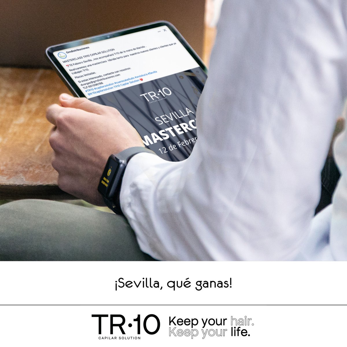 tr10_capilar's tweet photo. El 12 de febrero nos vamos a Sevilla de la mano de Mariola para realizar una masterclass híbrida tanto para nuestros nuevos clientes como para aquellos que ya trabajan con nosotros.

+info: dvargas@gmdistribuciones.com
☎ 601 096 196

#TR10 #TR10funciona #TR10convence https://t.co/ApXEKtb8R3
