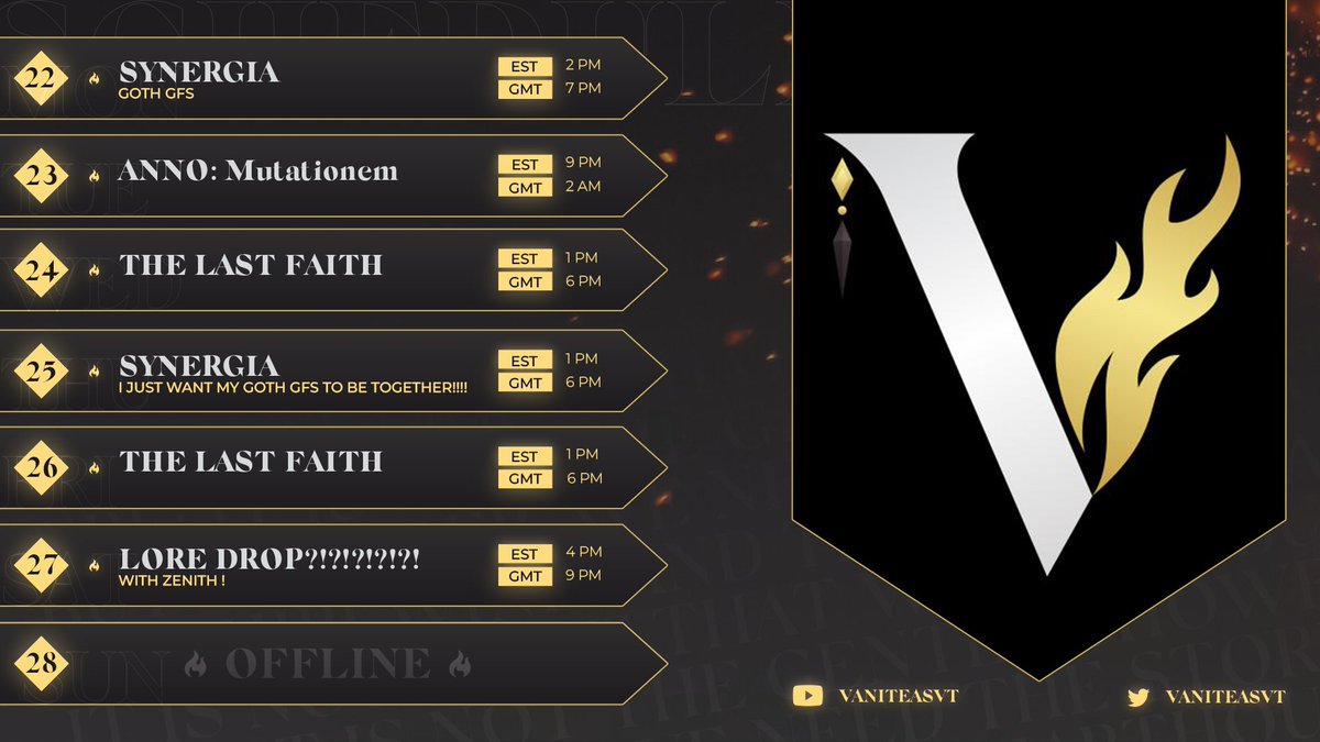 VaniteasVT's tweet image. 🔥🔥I JUST WANT OUR GOTH GIRLS TO HAVE A HAPPY ENDING🔥🔥 
Live:#EmberVision
Art:#Vanarts
YOU:#PyroManiacs