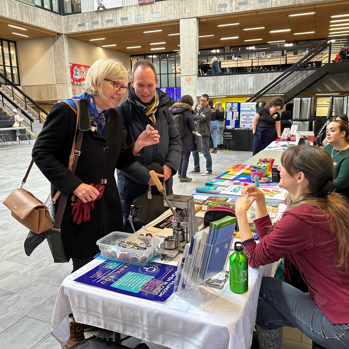 Today’s Consent Week Resource Fair at #UofG highlighted supports and resources available for survivors of gender-based violence. It was great to see our community members learning more about consent and survivorship. Remember – always ask for consent and respect everyone’s