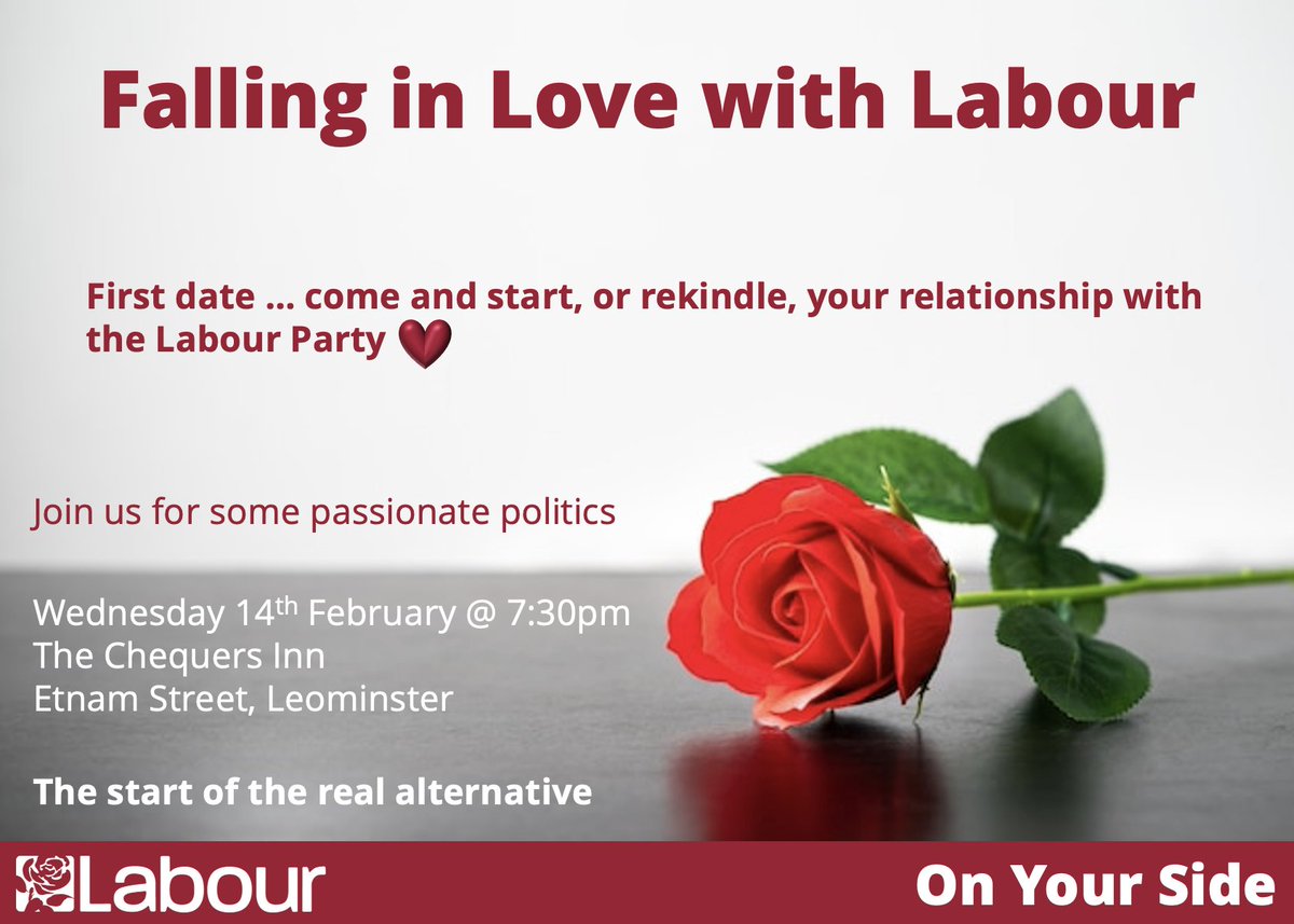 Come and join us for some passionate political discussion, and a few drinks. Wednesday 14th February @ 7:30pm, The Chequers Inn, Etnam Street, Leominster.