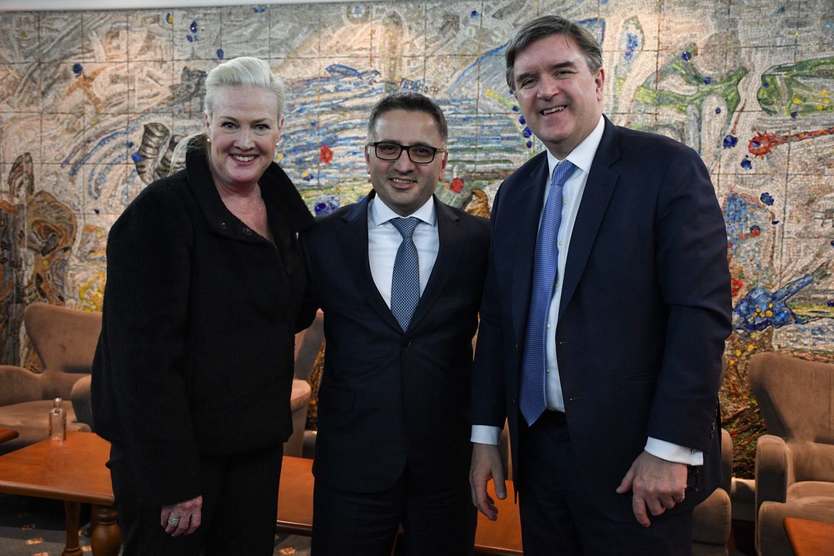 Fatmir Besimi (@fatmirbesimi) on Twitter photo Great to talk with Assistant Secretary of the Bureau of European & Eurasian Affairs James O’Brien & <a href="/USAmbNMacedonia/">Ambassador Angela Aggeler</a> before leaving Skopje after the Growth Plan of EU for Western Balkans Meeting. Thank you 🇺🇸 for supporting 🇲🇰 and our 🇪🇺 future! Great to talk with Assistant Secretary of the Bureau of European & Eurasian Affairs James O’Brien & <a href="/USAmbNMacedonia/">Ambassador Angela Aggeler</a> before leaving Skopje after the Growth Plan of EU for Western Balkans Meeting. Thank you 🇺🇸 for supporting 🇲🇰 and our 🇪🇺 future!
