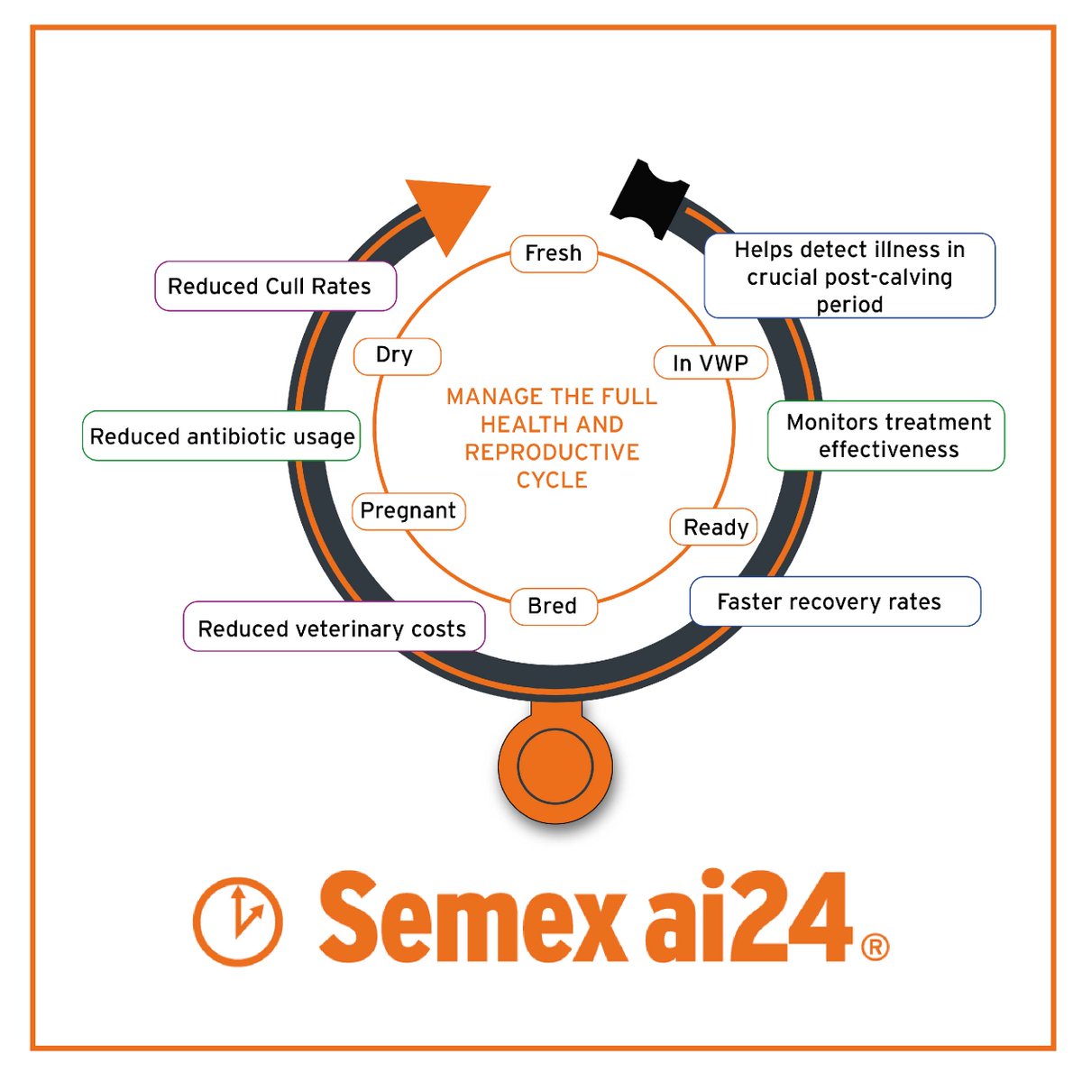 Ai24 - powered by Datamars Livestock.  See how animals are performing via simple graphs and charts, view heat &amp; health data with everything you need at your fingertips no matter where you are.
#buildyourbestbusiness