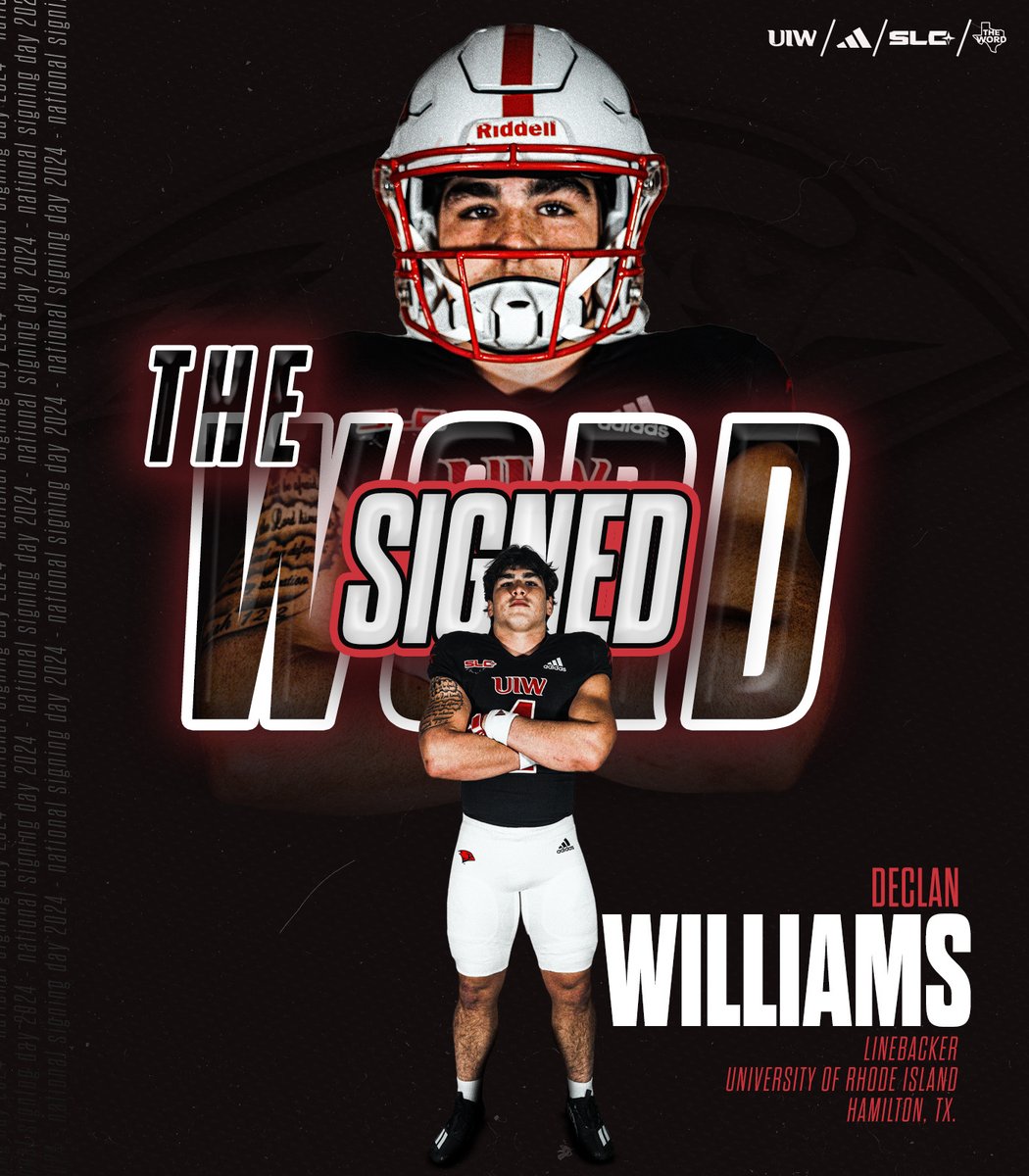 Signed! ✍️ Welcome to the 2⃣1⃣0⃣! @DeclanWiliams3 #TheWord #EOTF