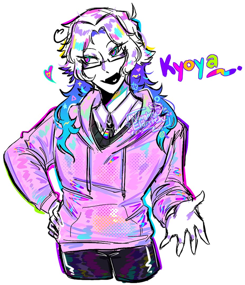 I haven't shared or made any silly business yet, but I've been working on things behind the scenes.

Anyways, I thought I'd share this Kyoya doodle I made back in late 2023 with you all.

Stay tuned for some content featuring our friend Kyoya! :3