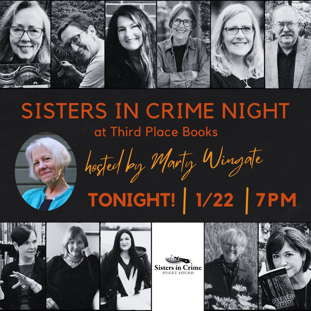 Join me **tonight** at Third Place Books!

#ParallelSecrets #itwdebuts #wrpbks #mysterybooklover #mysteryreadersofig #sincnational @ThirdPlaceBooks @SINCnational @martywingate