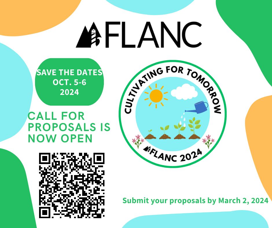 Go to flanc.org for more information or click here (buff.ly/3S6YDzx ) to submit a proposal. Proposal deadline is March 2nd. Submit your proposal today!