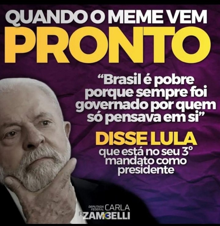 O luladrão só consegue enganar seus jumentos! É tão mentiroso que não consegue falar nada que não seja contraditório! Faz o L jumentada!