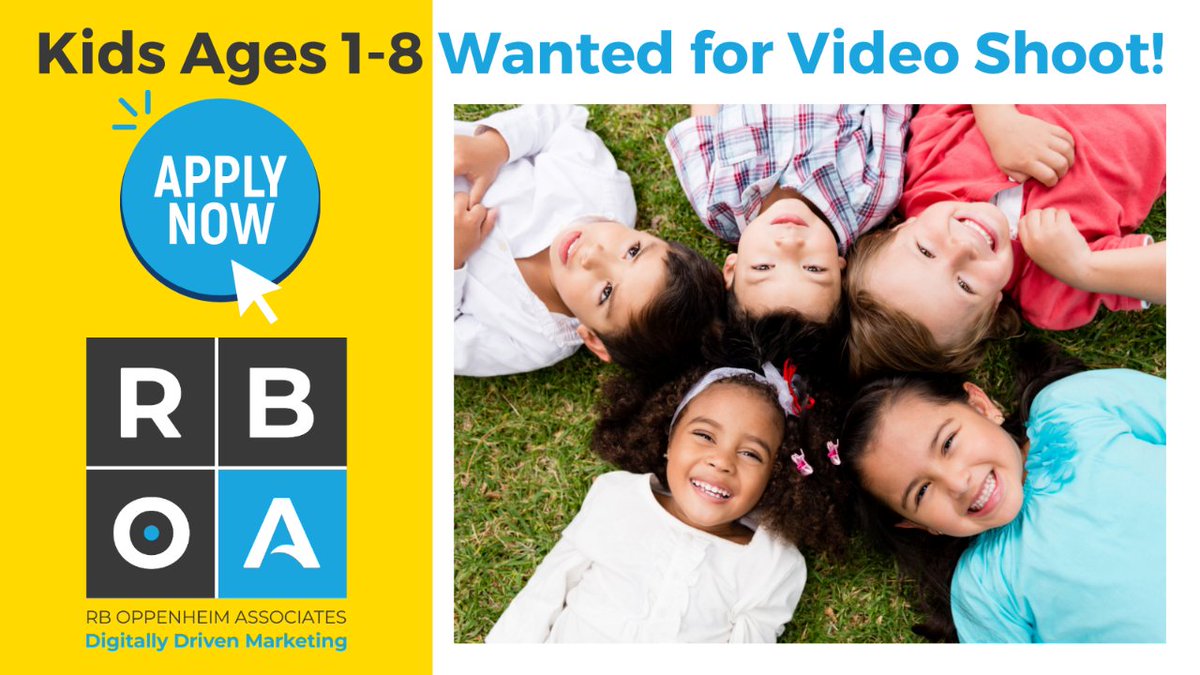 Seeking kids aged 1-8 for videos promoting child development resources.

Filming in Tallahassee on Feb 5 or 12 after 5 PM at an indoor playground. Some speaking roles. All genders and ethnicities welcome!

Participants will receive a $50 Target Gift Card: rboa.com/campaign-for-k…