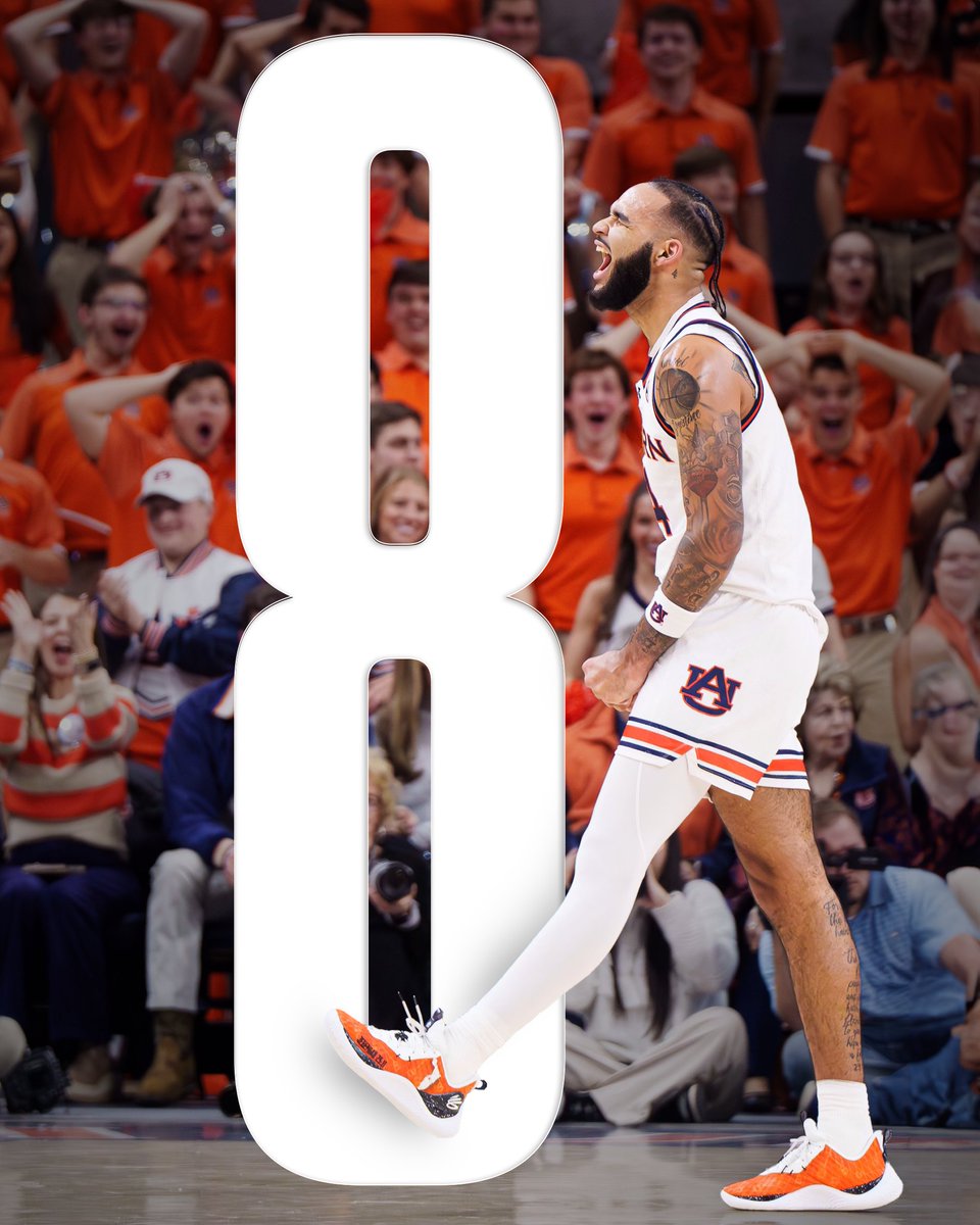 AuburnMBB's tweet photo. Top Ten Tigers 

8️⃣ https://t.co/DaugH7DMOB